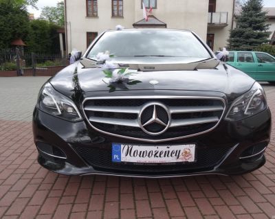 Samochód do ślubu - Rzeszów czarny Mercedes-Benz W212 AMG 2.2