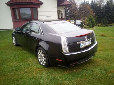 Samochód do ślubu - Leńcze czarny Cadillac CTS 
